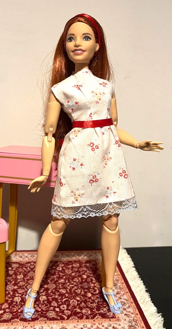 green emerald velvet dress Amazon.com: Barbie Fashionistas Doll #208 with Down Syndrome Wearing Floral  Dress, Created in Partnership with The National Down Syndrome Society :  Toys & Games