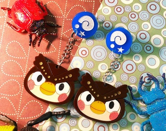Blathers  Crossing Earrings