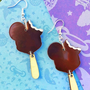 Mouse Ears Ice Cream Earrings