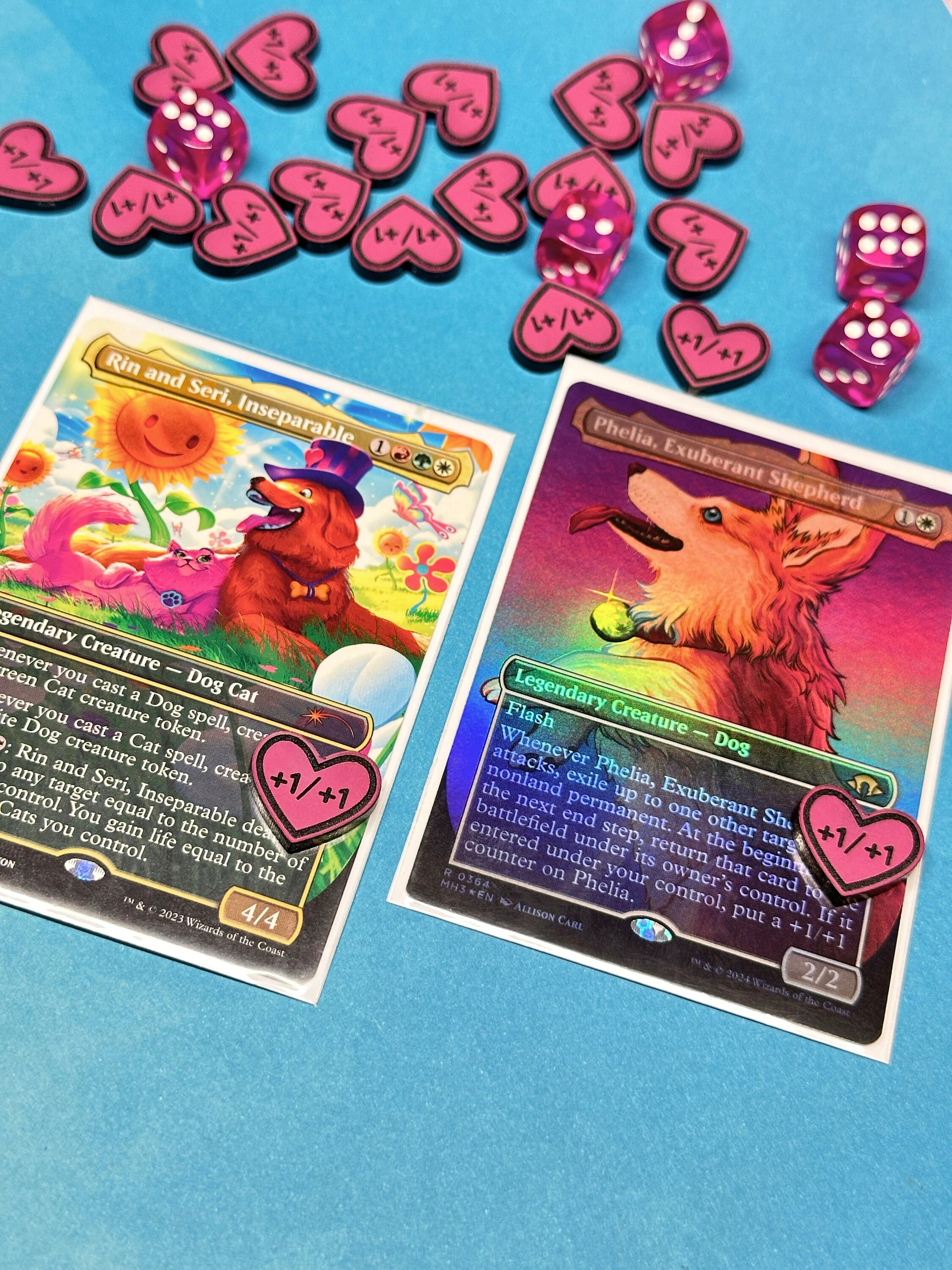 15 MTG Customized Heart Shape Counters | Magic the Gathering Counters ...