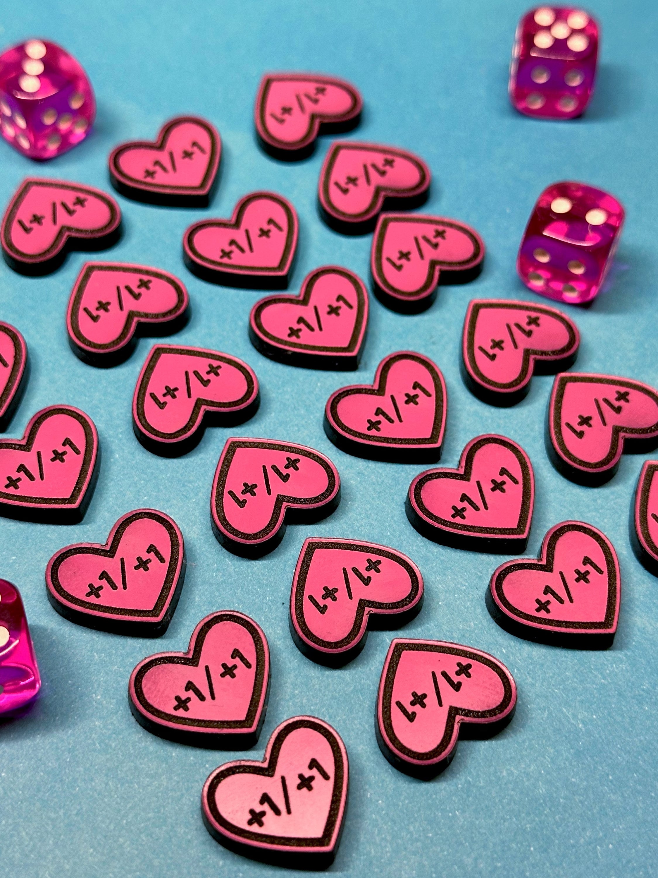 15 MTG Customized Heart Shape Counters | Magic the Gathering Counters ...