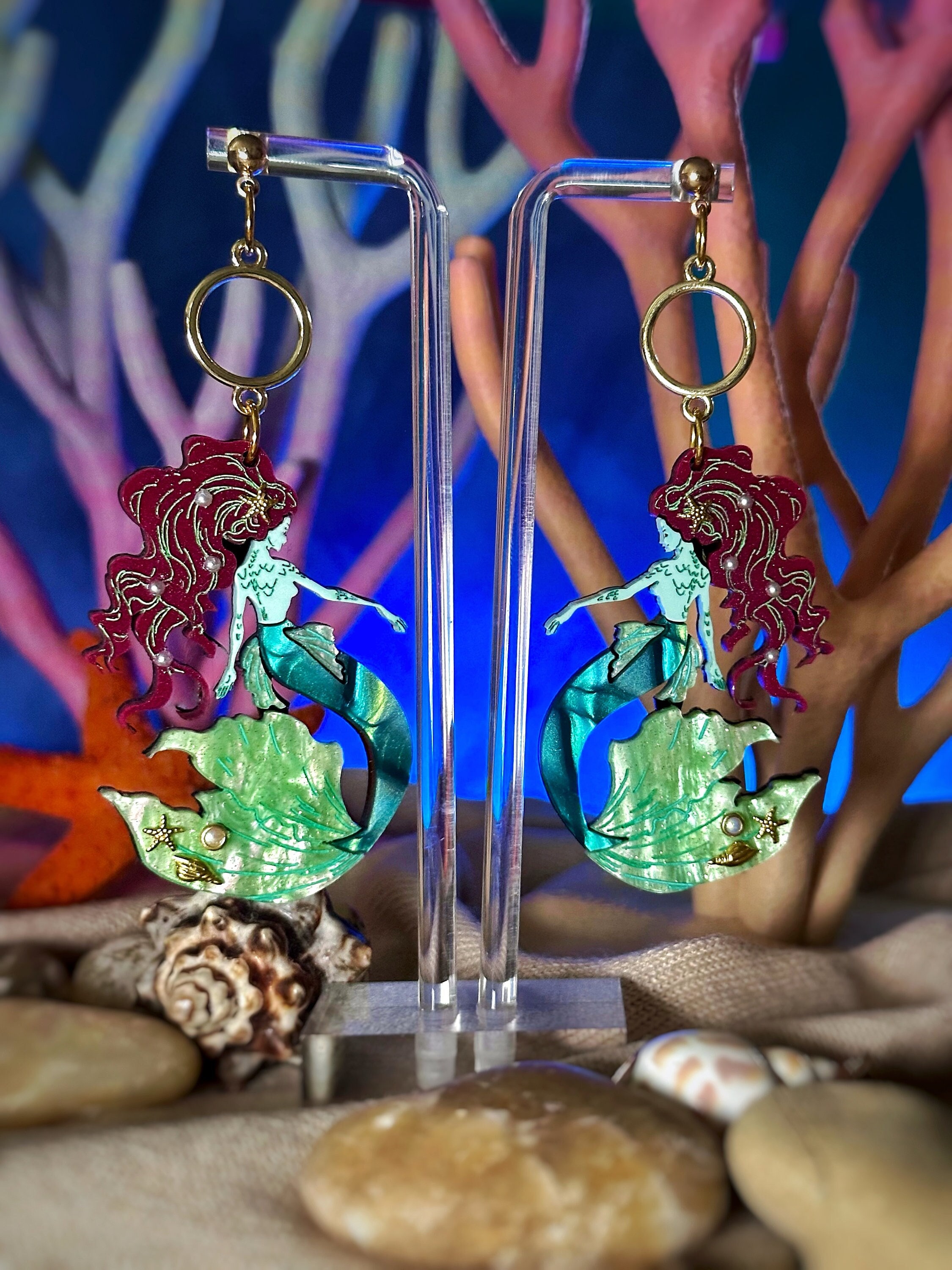 Disney - La petite sirène : Boucle d'oreille Ariel