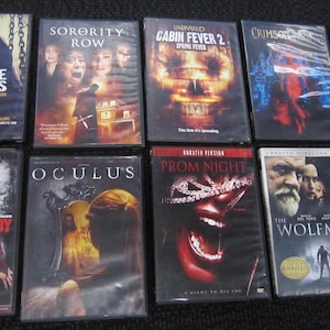 DVD horror movie lot