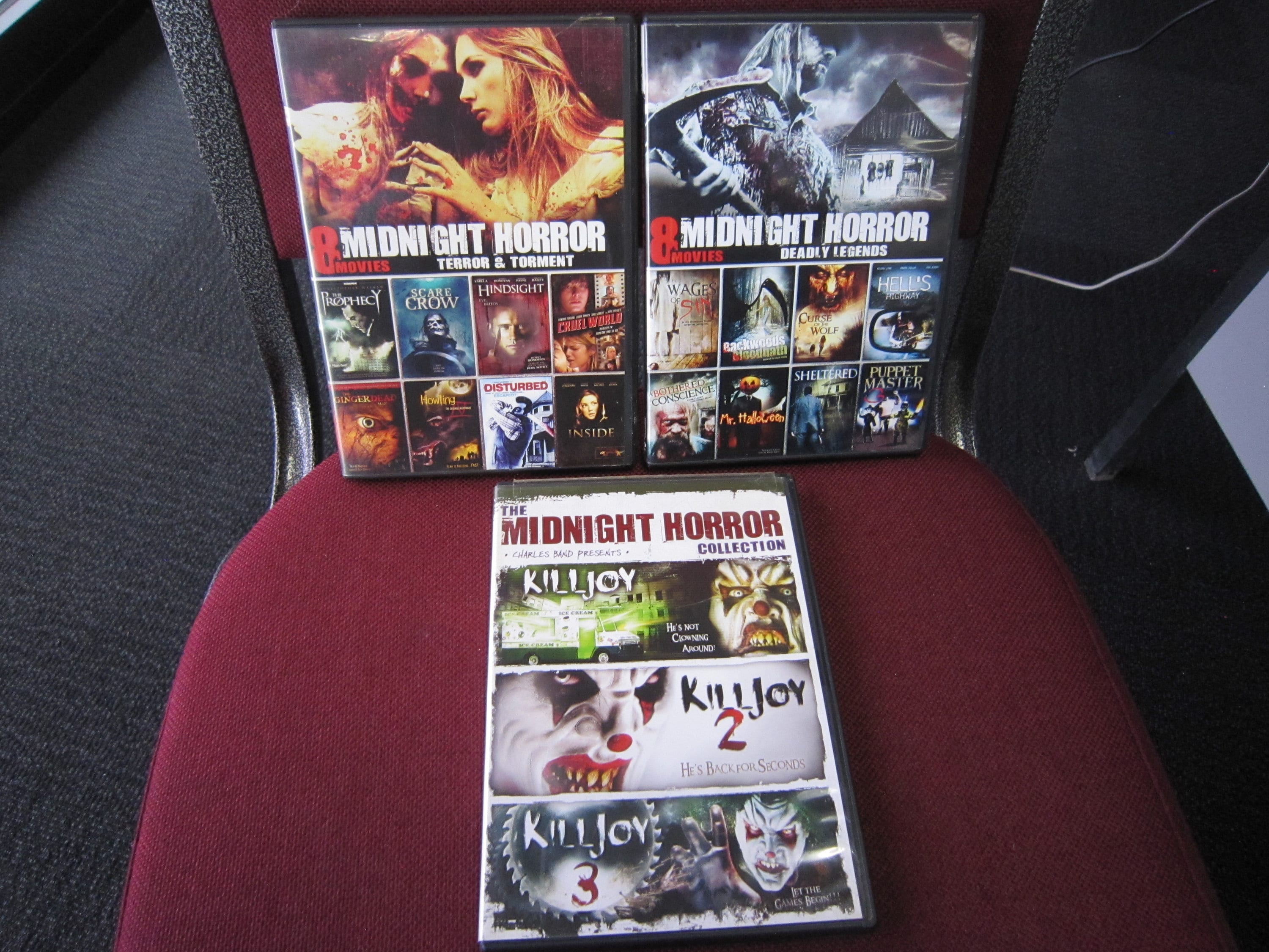 Midnight Horror DVD Lot - 19 Movies - Etsy