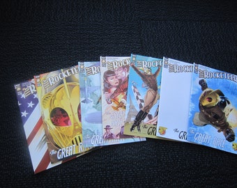 The Rocketeer The Great Race #1 - #4, NM with variants