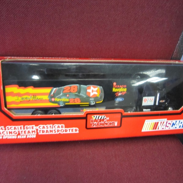 1993 Nascar Racing Team Transporter - MIB Davey Allison