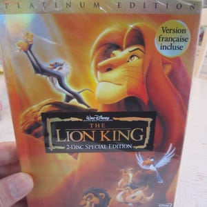 The Lion King Platinum Edition DVD - sealed 2 disc special edition, Disney