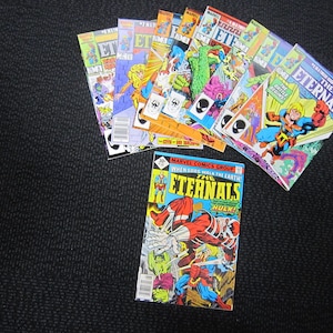 The Eternals #1 to #8 set - nice, 1st cosmic Hulk