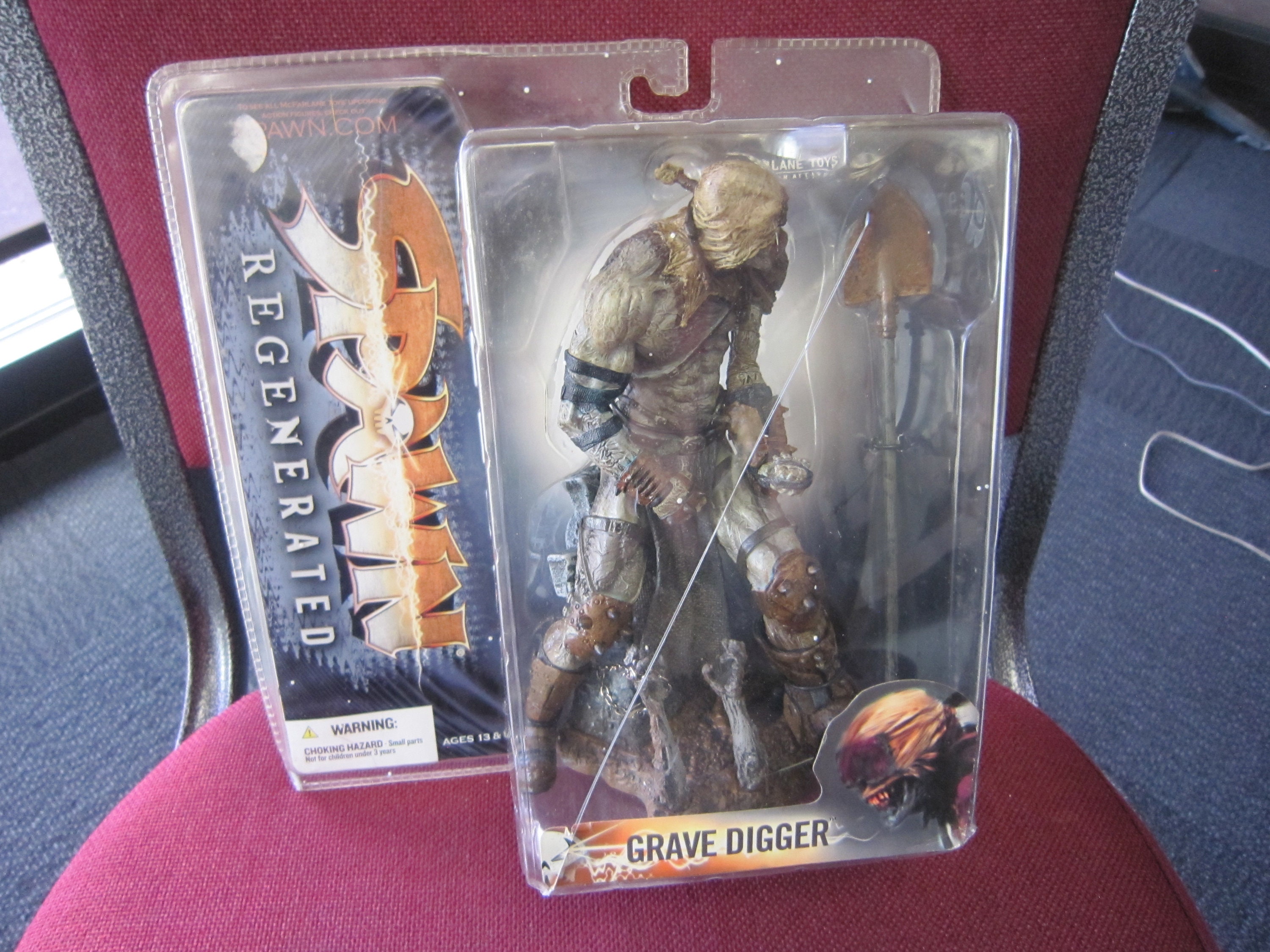 Spawn Grave Digger Figure M.O.C. Mcfarlane Regenerated Etsy