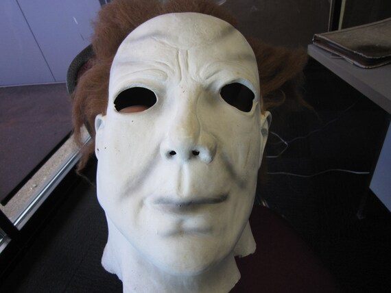 Michael Myers Halloween Mask - Latex Full Head Mask With Hair For Horror Cosplay