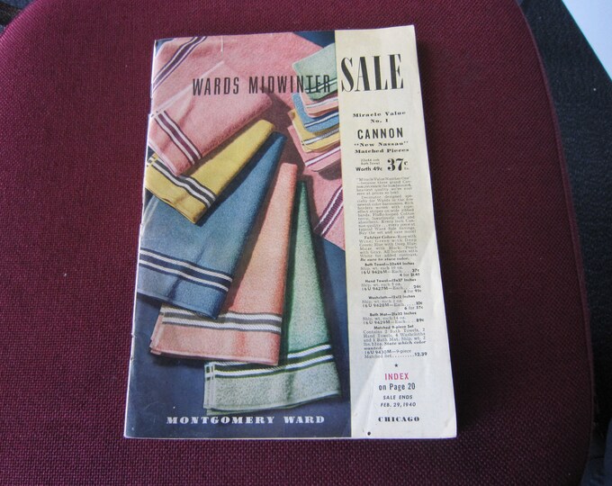 1940 Montgomery Ward Catalog Complete Etsy
