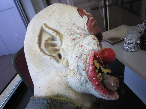 Killer Clown latex mask - Halloween - image 3