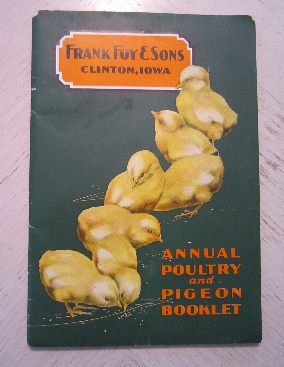 1931 Frank Foy & Sons Annual Poultry and Pigeon Catalog Etsy