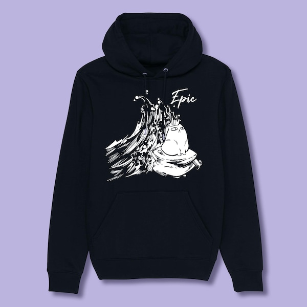 Unisex Hoodie EPIC CAT, weich und warm, einzigartiges Geschenk für Katzenfans