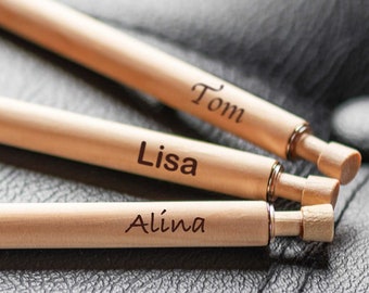 Personalized ballpoint pen with individual engraving