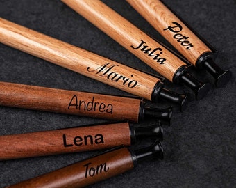 Personalized ballpoint pen with individual engraving