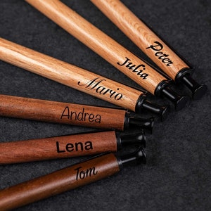 Personalized ballpoint pen with individual engraving