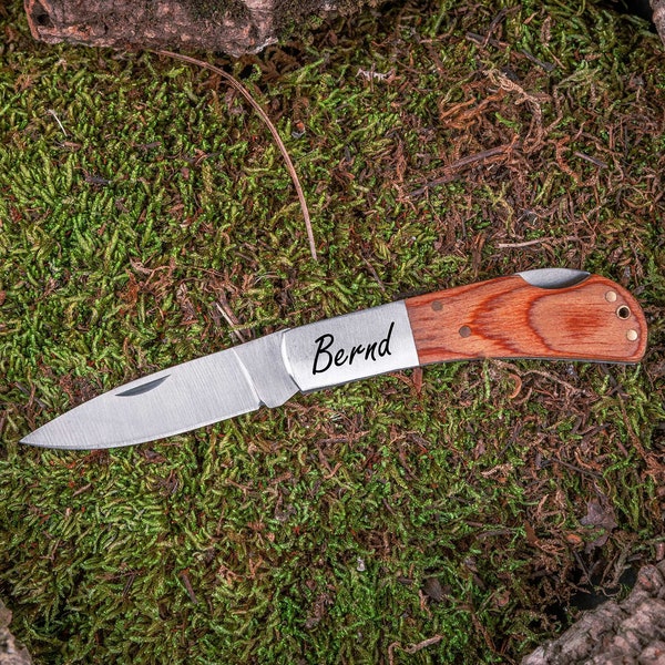 Pocket knife personalized perfect gift for men