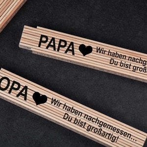 Personalized ruler for men for Father's Day