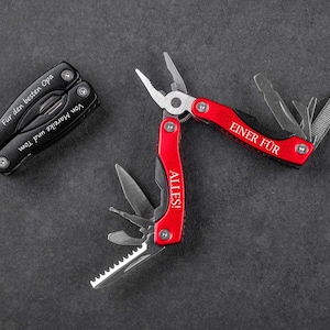 Edelstahl Multitool mit Namen personalisiert