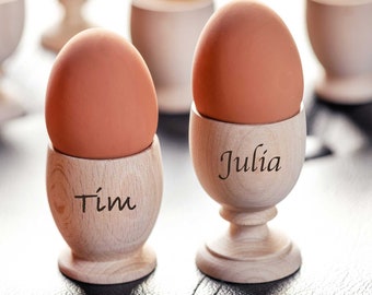 Eierbecher personalisiert mit Namen