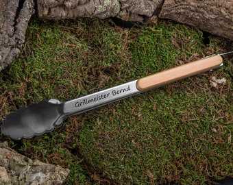 Personalisierte Grillzange aus Edelstahl, ideal als Vatertagsgeschenk, Vatertag Papa Geschenk, Männer Geschenk, Mann Geschenk