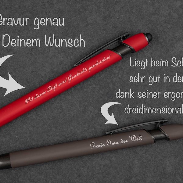 Personalized metal ballpoint pen with your desired engraving