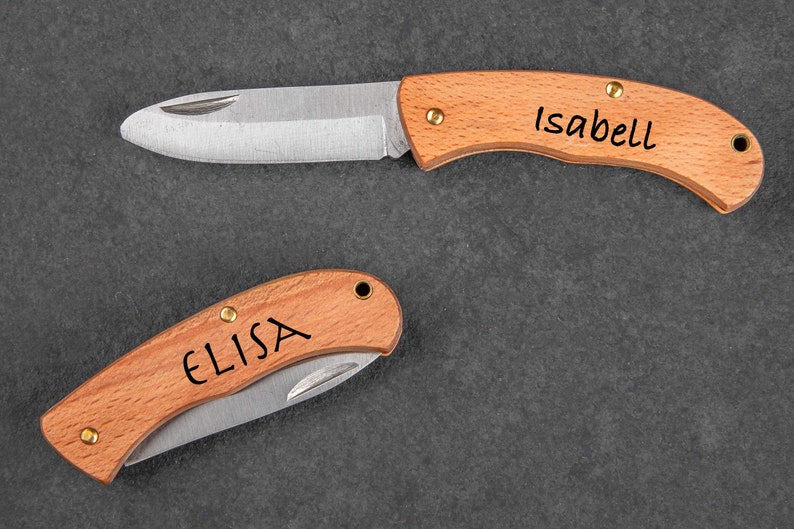 Children's pocket knife with name My first carving knife image 5