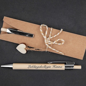 Kugelschreiber mit Namen personalisiert graviert, Abschiedsgeschenk Lehrer, Kita Dankeschön Geschenk, Lehrerin Geschenk, Erzieherin Danke
