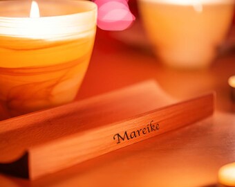 Personalized pen holder laser engraved