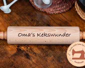 Personalized rolling pin with name