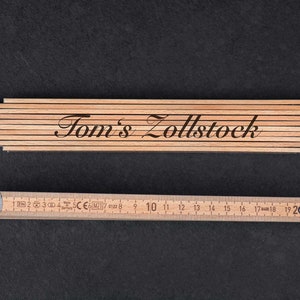 Zollstock mit personalisierter Gravur Bild 9