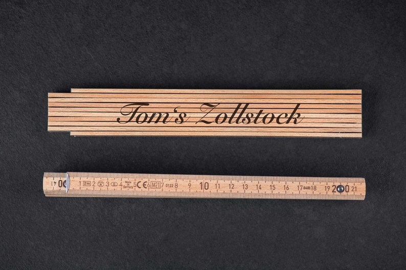 Zollstock mit personalisierter Gravur Bild 9