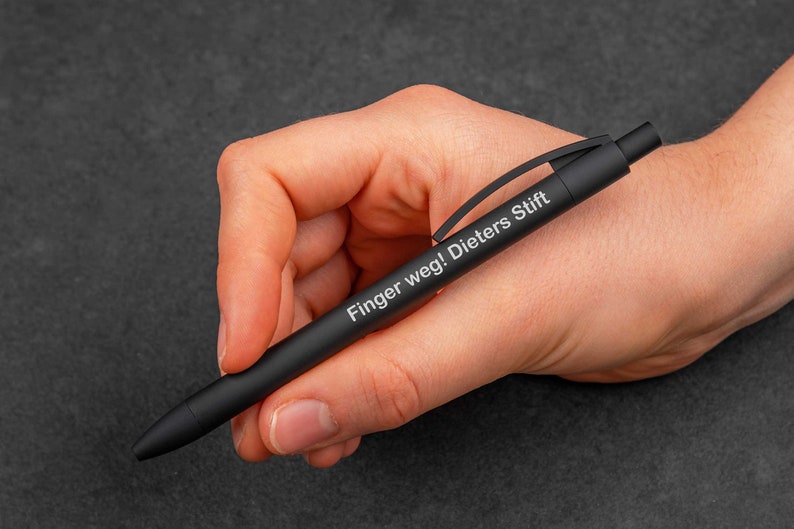 Personalisierter Kugelschreiber mit individueller Gravur Bild 4