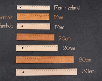 Training ruler personalized with your desired engraving in many different sizes