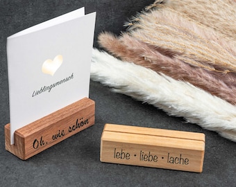 Personalized card holder with your desired engraving
