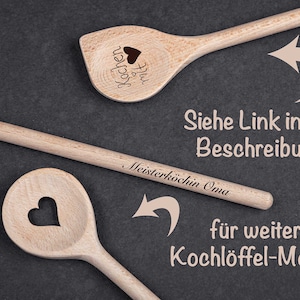 Personalized wooden spoon with heart image 10