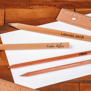 Pencil with personalized engraving image 5