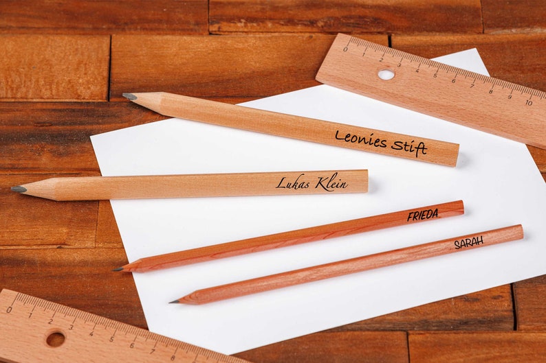 Pencil with personalized engraving image 5