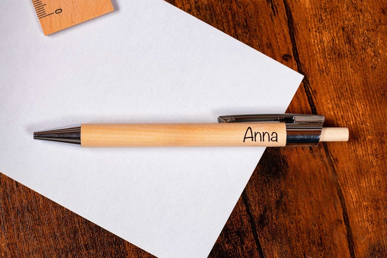 Personalized ballpoint pen with individual engraving image 10
