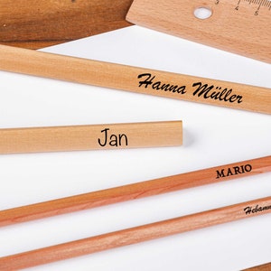 Pencil with personalized engraving image 1