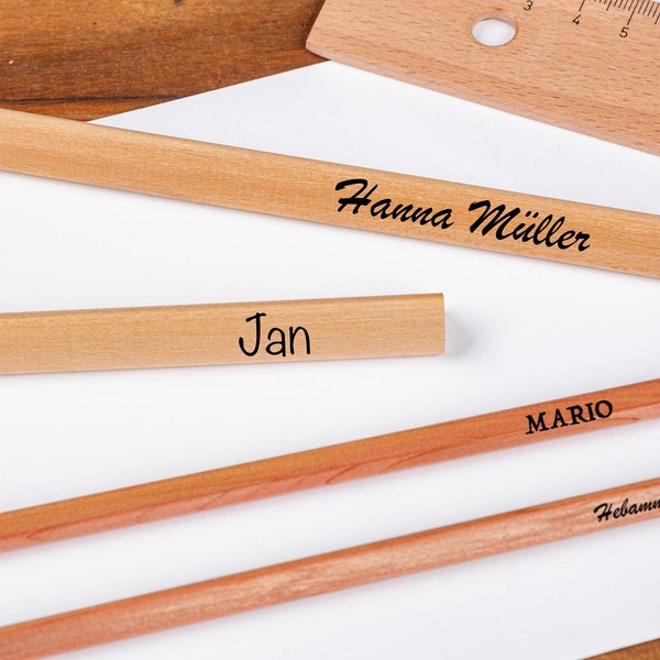 Bleistift mit personalisierter Gravur