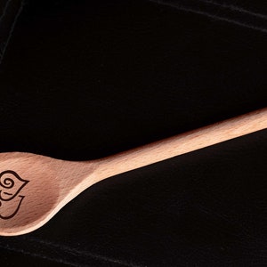Personalized wooden spoon with heart image 7