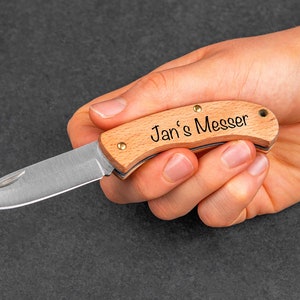 Children's pocket knife with name My first carving knife image 3