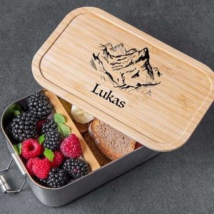 Premium lunch box personalized with name and motif image 8