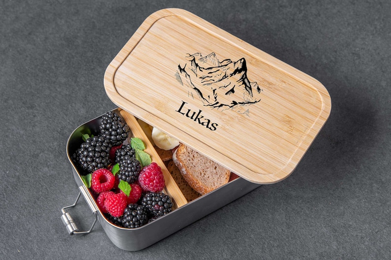 Premium lunch box personalized with name and motif image 8