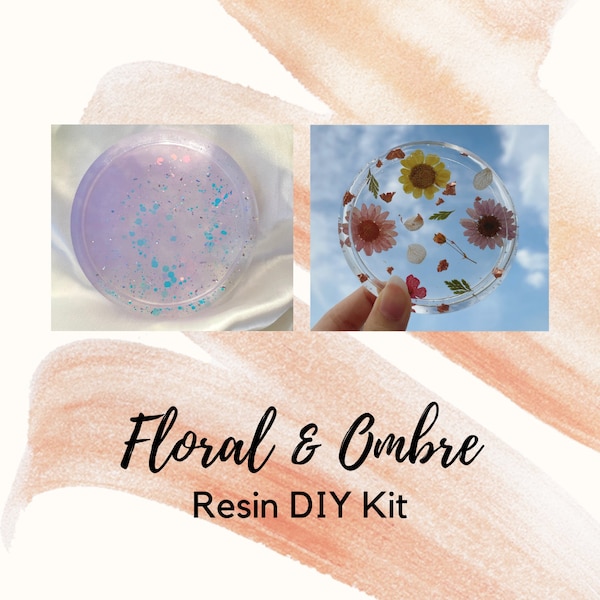 Kit DIY en résine - Floral et dégradé