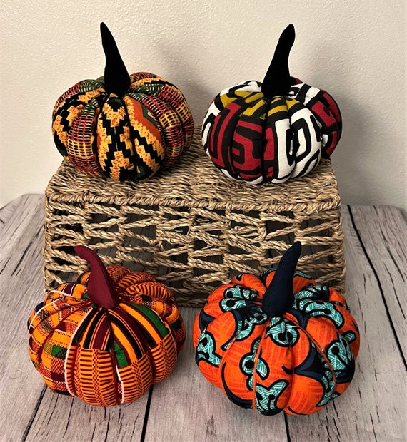 Fabric Handcrafted Pumpkins African American Print Home Uk - American Fall Home Decor Uk Fabric Handcrafted Pumpkins African American Print Home Uk - American Fall Home Decor Uk