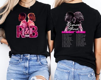 Chris Brown Shirt, R&B Tour 2026 T-Shirt,   Brown Tour Tee,  Shirt,  Brown Summer 2026 Tee, RB Concert Shirt