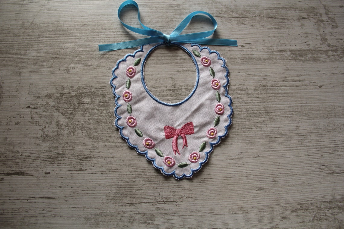 Önlük mama önlüğü bebek önlüğü nakışlı bebek önlüğü Etsy